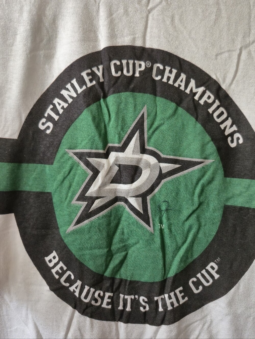 Mens NHL Dallas Stars T-shirt 1999 Stanley Cup Championship Size Large